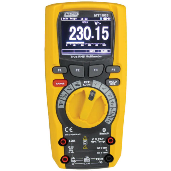 1000V AC/DC TRMS Bluetooth Multimeter by My Sparky Mate